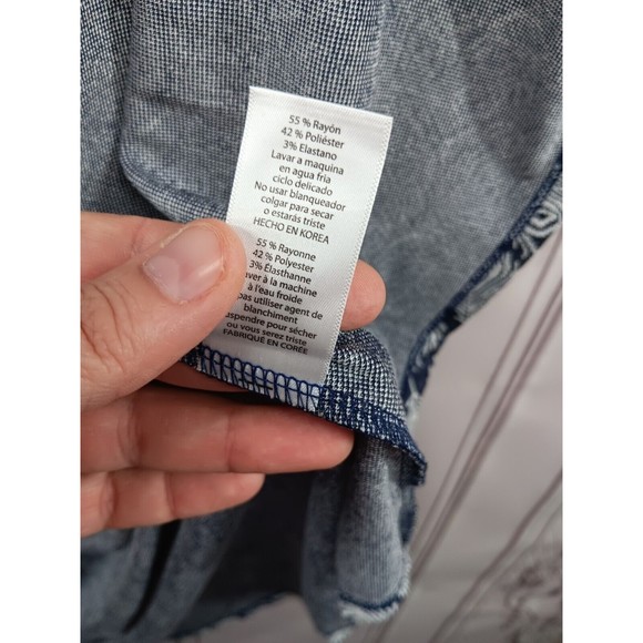 LuLaRoe Dress Size S Drop Waist Fit & Large Flare Skirt 3/4 Sleeves Peacock EUC - Picture 15 of 16